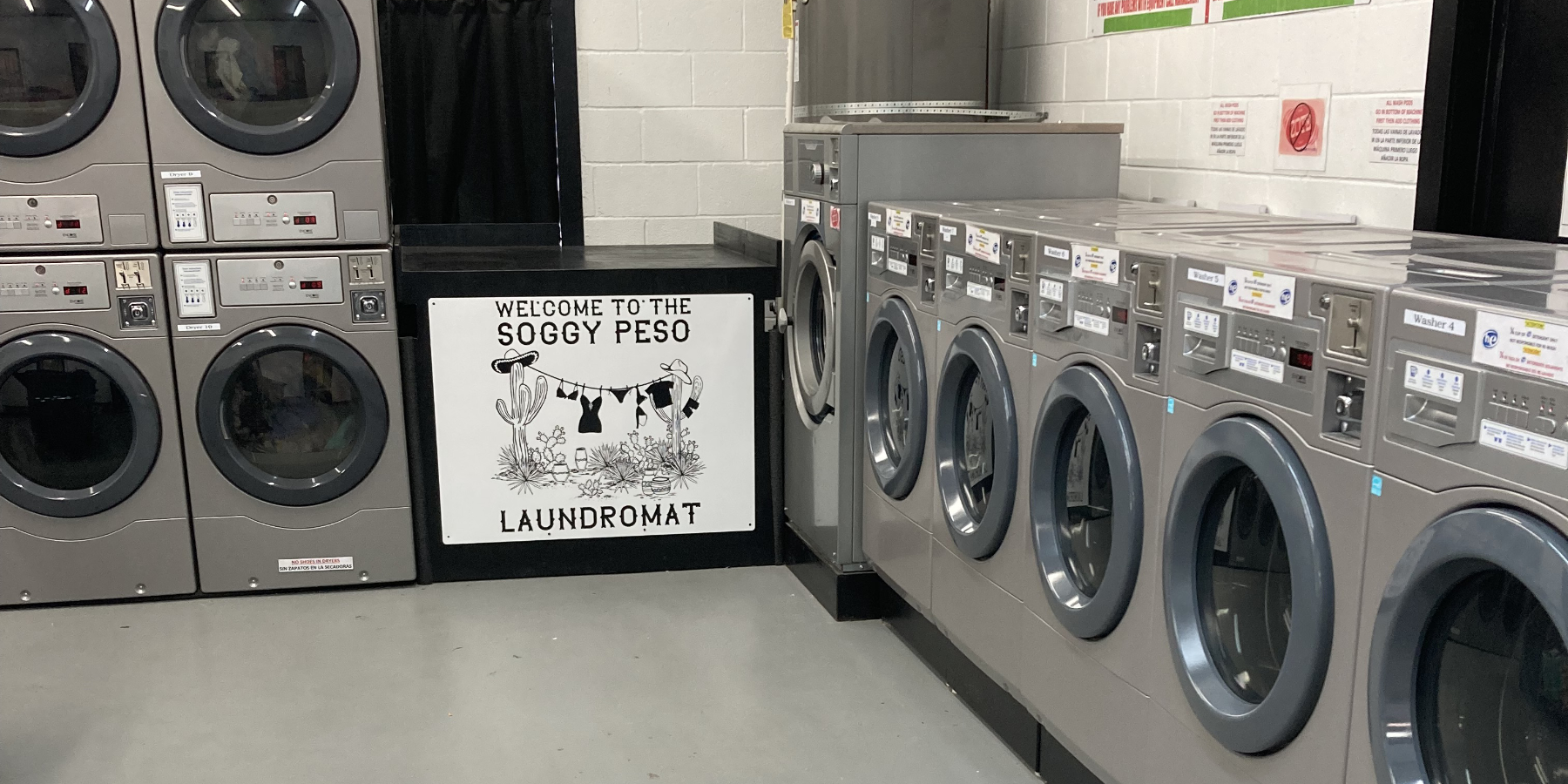 Laundromat Services Soggy Peso Laundromat Rice TX